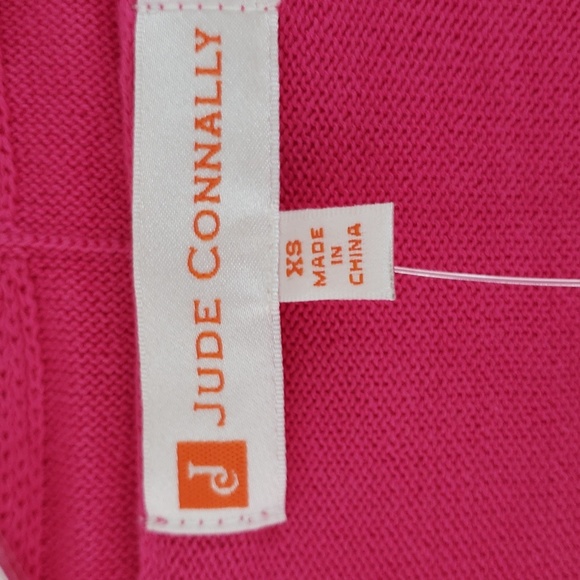 JUDE CONNALLY PRISCILLA SWEATER PIMA COTTON Hot Pink, Size XS NWT - Picture 11 of 16